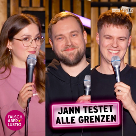 Falsch, aber lustig - Jann testet alle Grenzen- mit Jan Wattjes (Quelle: Fritz)
