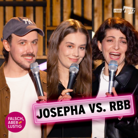 Josepha Walter bei Falsch, aber lustig - "Josepha vs. rbb" (Quelle: Fritz)