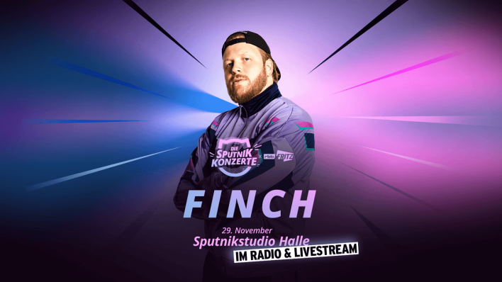 Übertragung Finch Radiokonzert bei Fritz. (Quelle: Finch) Übertragung Finch Radiokonzert bei Fritz. (Quelle: Finch)