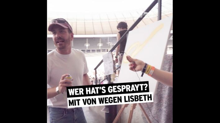 Von wegen Lisbeth - Wer hat's gesprayt? (Quelle: Fritz)