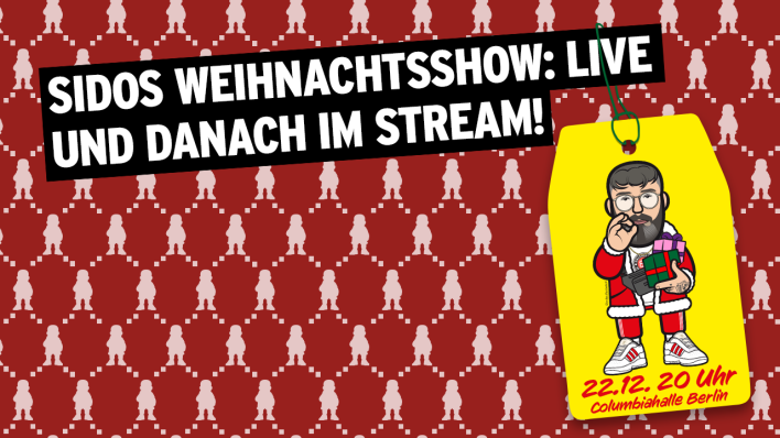 Sido Weihnachtsshow (Quelle: Mike Illustrated | Collage: Fritz) Sido Weihnachtsshow (Quelle: Mike Illustrated | Collage: Fritz)