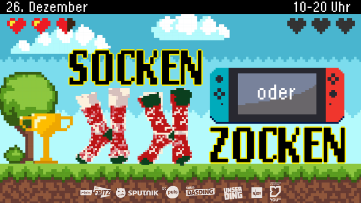 Socken oder Zocken. (Quelle: Fritz) Socken oder Zocken. (Quelle: Fritz)