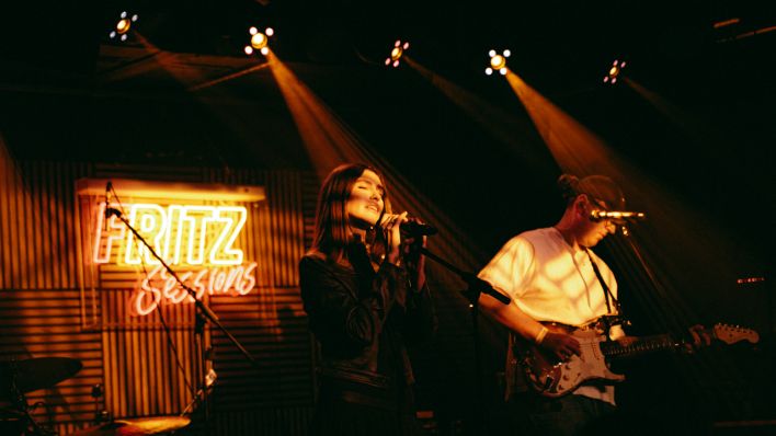 Ana Kohler live bei den FritzSessions April 2025 (Quelle: Alexandra Layer)